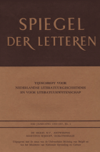 Spiegel der Letteren. Jaargang 10,  [tijdschrift] Spiegel der Letteren