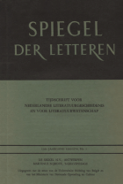 Spiegel der Letteren. Jaargang 12,  [tijdschrift] Spiegel der Letteren