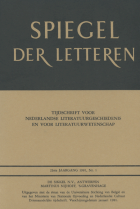 Spiegel der Letteren. Jaargang 23,  [tijdschrift] Spiegel der Letteren