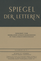 Spiegel der Letteren. Jaargang 24,  [tijdschrift] Spiegel der Letteren