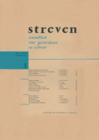 Streven. Jaargang 10,  [tijdschrift] Streven [1947-1978]