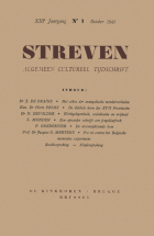 Streven. Jaargang 13,  [tijdschrift] Streven [1933-1947]