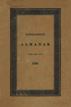 Surinaamsche Almanak voor het Jaar 1830,  [tijdschrift] Surinaamsche Almanak