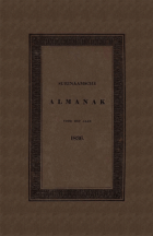 Surinaamsche Almanak voor het Jaar 1836,  [tijdschrift] Surinaamsche Almanak