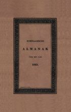 Surinaamsche Almanak voor het Jaar 1845,  [tijdschrift] Surinaamsche Almanak