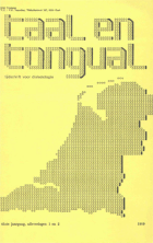 Taal en Tongval. Jaargang 41,  [tijdschrift] Taal en Tongval