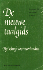 De Nieuwe Taalgids. Jaargang 66,  [tijdschrift] Nieuwe Taalgids, De