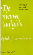 De Nieuwe Taalgids. Jaargang 70,  [tijdschrift] Nieuwe Taalgids, De