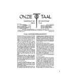 Onze Taal. Jaargang 27,  [tijdschrift] Onze Taal