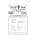 Onze Taal. Jaargang 38,  [tijdschrift] Onze Taal