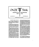 Onze Taal. Jaargang 42,  [tijdschrift] Onze Taal