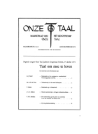 Onze Taal. Jaargang 43,  [tijdschrift] Onze Taal