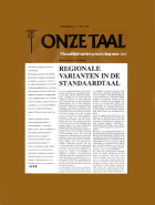 Onze Taal. Jaargang 49,  [tijdschrift] Onze Taal