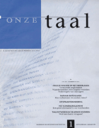 Onze Taal. Jaargang 60,  [tijdschrift] Onze Taal