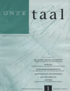 Onze Taal. Jaargang 62,  [tijdschrift] Onze Taal