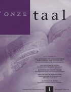 Onze Taal. Jaargang 64,  [tijdschrift] Onze Taal