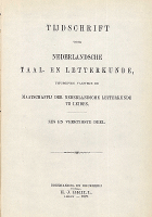 Tijdschrift voor Nederlandse Taal- en Letterkunde. Jaargang 46,  [tijdschrift] Tijdschrift voor Nederlandse Taal- en Letterkunde