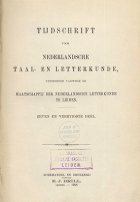 Tijdschrift voor Nederlandse Taal- en Letterkunde. Jaargang 47,  [tijdschrift] Tijdschrift voor Nederlandse Taal- en Letterkunde