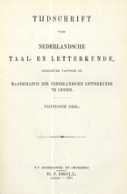 Tijdschrift voor Nederlandse Taal- en Letterkunde. Jaargang 50,  [tijdschrift] Tijdschrift voor Nederlandse Taal- en Letterkunde