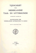 Tijdschrift voor Nederlandse Taal- en Letterkunde. Jaargang 74,  [tijdschrift] Tijdschrift voor Nederlandse Taal- en Letterkunde