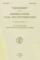 Tijdschrift voor Nederlandse Taal- en Letterkunde. Jaargang 92,  [tijdschrift] Tijdschrift voor Nederlandse Taal- en Letterkunde