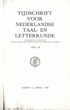 Tijdschrift voor Nederlandse Taal- en Letterkunde. Jaargang 100,  [tijdschrift] Tijdschrift voor Nederlandse Taal- en Letterkunde