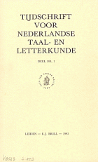 Tijdschrift voor Nederlandse Taal- en Letterkunde. Jaargang 108,  [tijdschrift] Tijdschrift voor Nederlandse Taal- en Letterkunde