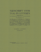 Tijdschrift voor taal en letteren. Jaargang 9,  [tijdschrift] Tijdschrift voor Taal en Letteren