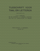 Tijdschrift voor taal en letteren. Jaargang 18,  [tijdschrift] Tijdschrift voor Taal en Letteren