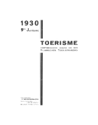 Toerisme. Jaargang 9,  [tijdschrift] Toerisme