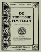 De tropische natuur. Jaargang 21,  [tijdschrift] Tropische natuur, de