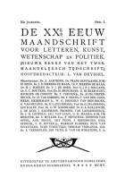 De Twintigste Eeuw. Jaargang 11,  [tijdschrift] Twintigste eeuw, De