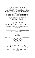 Vaderlandsche letteroefeningen. Jaargang 1798,  [tijdschrift] Vaderlandsche Letteroefeningen