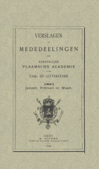 Verslagen en mededelingen van de Koninklijke Vlaamse Academie voor Taal- en Letterkunde 1895,  [tijdschrift] Verslagen en mededelingen van de Koninklijke Vlaamse Academie voor Taal- en Letterkunde