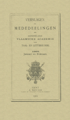 Verslagen en mededelingen van de Koninklijke Vlaamse Academie voor Taal- en Letterkunde 1902,  [tijdschrift] Verslagen en mededelingen van de Koninklijke Vlaamse Academie voor Taal- en Letterkunde