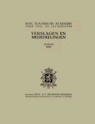 Verslagen en mededelingen van de Koninklijke Vlaamse Academie voor Taal- en Letterkunde 1929,  [tijdschrift] Verslagen en mededelingen van de Koninklijke Vlaamse Academie voor Taal- en Letterkunde