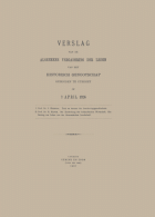 Verslag van de algemeene vergadering der leden van het Historisch Genootschap. 7 april 1926,  [tijdschrift] Verslag van de algemeene vergadering der leden van het Historisch Genootschap