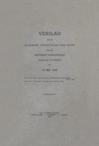 Verslag van de algemeene vergadering der leden van het Historisch Genootschap. 15 mei 1948,  [tijdschrift] Verslag van de algemeene vergadering der leden van het Historisch Genootschap