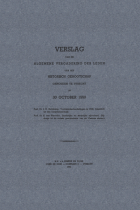 Verslag van de algemeene vergadering der leden van het Historisch Genootschap. 30 october 1950,  [tijdschrift] Verslag van de algemeene vergadering der leden van het Historisch Genootschap