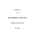 Verslag van den Staat der Hooge-, Middelbare en Lagere Scholen in het Koninkrijk der Nederlanden. Jaargang 1870-1871,  [tijdschrift] Verslag van den Staat der Hooge-, Middelbare en Lagere Scholen in het Koninkrijk der Nederlanden