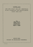 Verslag van den Staat der Hooge-, Middelbare en Lagere Scholen in het Koninkrijk der Nederlanden. Jaargang 1916-1917,  [tijdschrift] Verslag van den Staat der Hooge-, Middelbare en Lagere Scholen in het Koninkrijk der Nederlanden