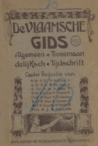 De Vlaamsche Gids. Jaargang 10,  [tijdschrift] Vlaamsche Gids, De