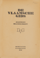 De Vlaamsche Gids. Jaargang 30,  [tijdschrift] Vlaamsche Gids, De
