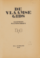 De Vlaamse Gids. Jaargang 32,  [tijdschrift] Vlaamsche Gids, De