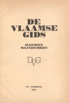 De Vlaamse Gids. Jaargang 37,  [tijdschrift] Vlaamsche Gids, De