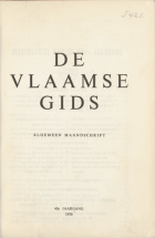 De Vlaamse Gids. Jaargang 40,  [tijdschrift] Vlaamsche Gids, De