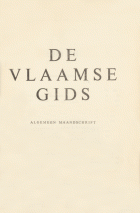 De Vlaamse Gids. Jaargang 41,  [tijdschrift] Vlaamsche Gids, De