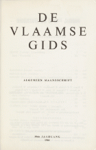 De Vlaamse Gids. Jaargang 50,  [tijdschrift] Vlaamsche Gids, De