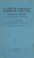 De Vlaamsche Kunstbode. Jaargang 3,  [tijdschrift] Vlaamsche Kunstbode, De