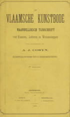 De Vlaamsche Kunstbode. Jaargang 6,  [tijdschrift] Vlaamsche Kunstbode, De